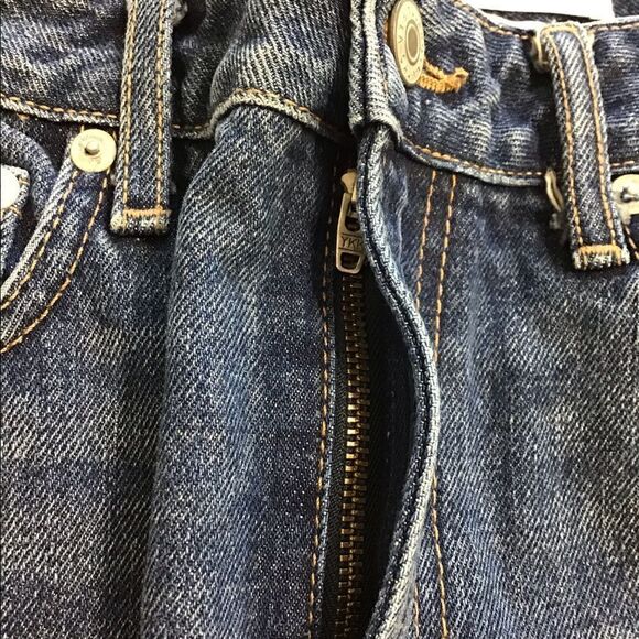 Tularosa Denim Mini Skirt Aubrey Raw Hem Jean Mini Skirt New Size 26 - Picture 5 of 9